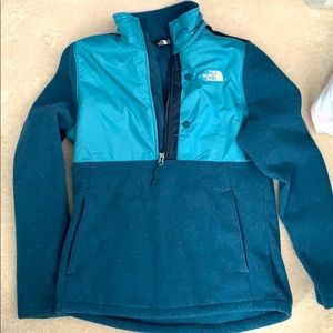 North face 1/4 zip jacket